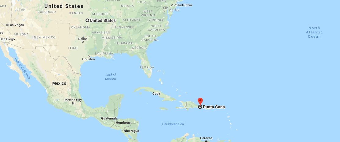 Map of Punta Cana