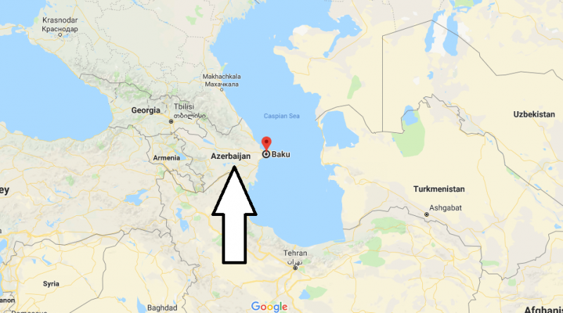 Where Is Azerbaijan Located In The World Azerbaijan Map Where