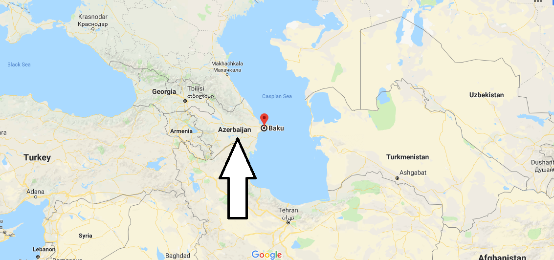 Where is Azerbaijan - Where is Azerbaijan Located in The World - Azerbaijan Map