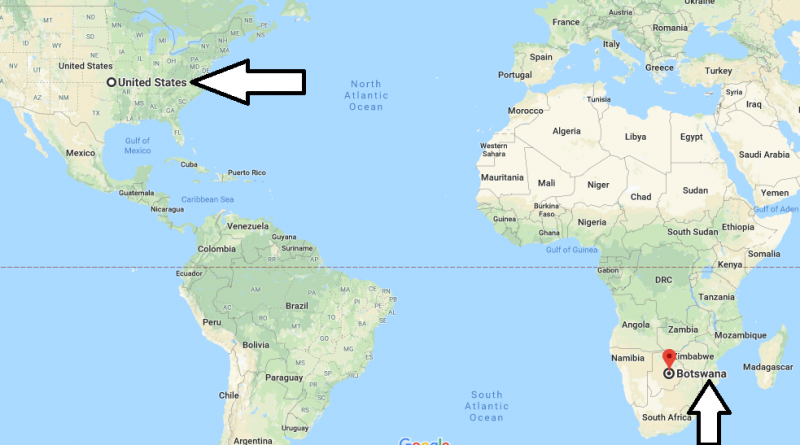 Where is Botswana - Where is Botswana Located in The World - Botswana Map