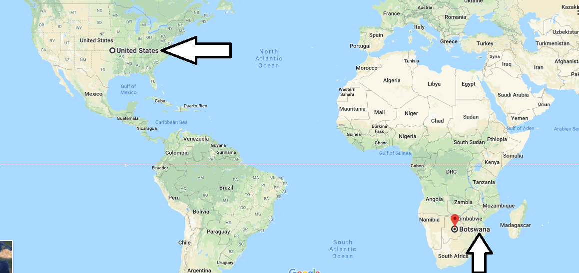 Where is Botswana - Where is Botswana Located in The World - Botswana Map
