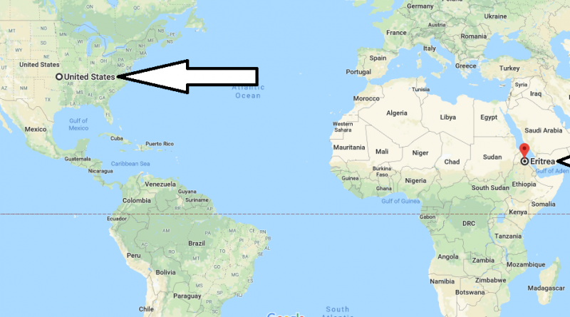 Where is Eritrea - Where is Eritrea Located in The World - Eritrea Map