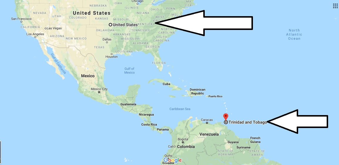 Where is Trinidad And Tobago - Where is Trinidad And Tobago Located in The World - Trinidad And Tobago Map
