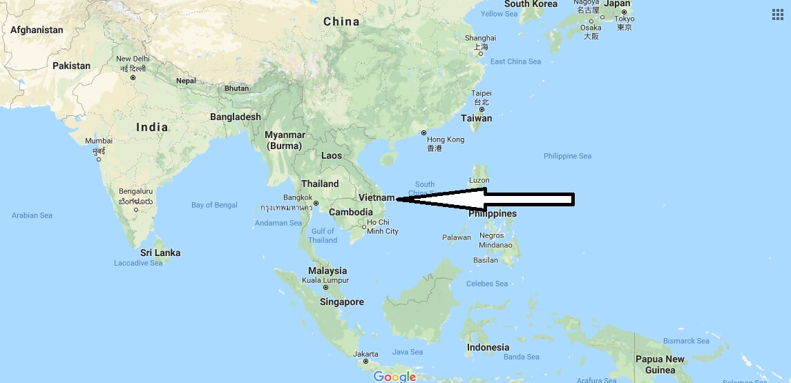 Where is Vietnam - Where is Vietnam Located in The World - Vietnam Map