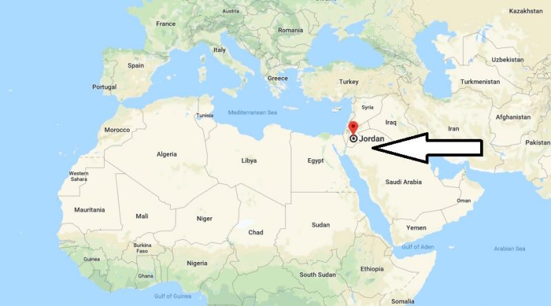 Where is Jordan - Where is Jordan Located in The World - Jordan Map