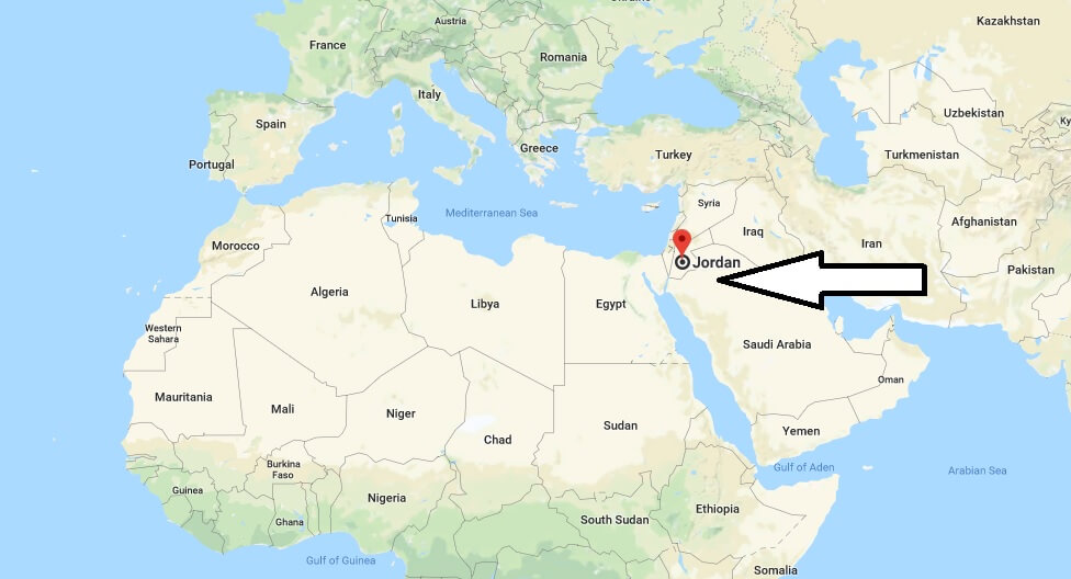Where is Jordan - Where is Jordan Located in The World - Jordan Map