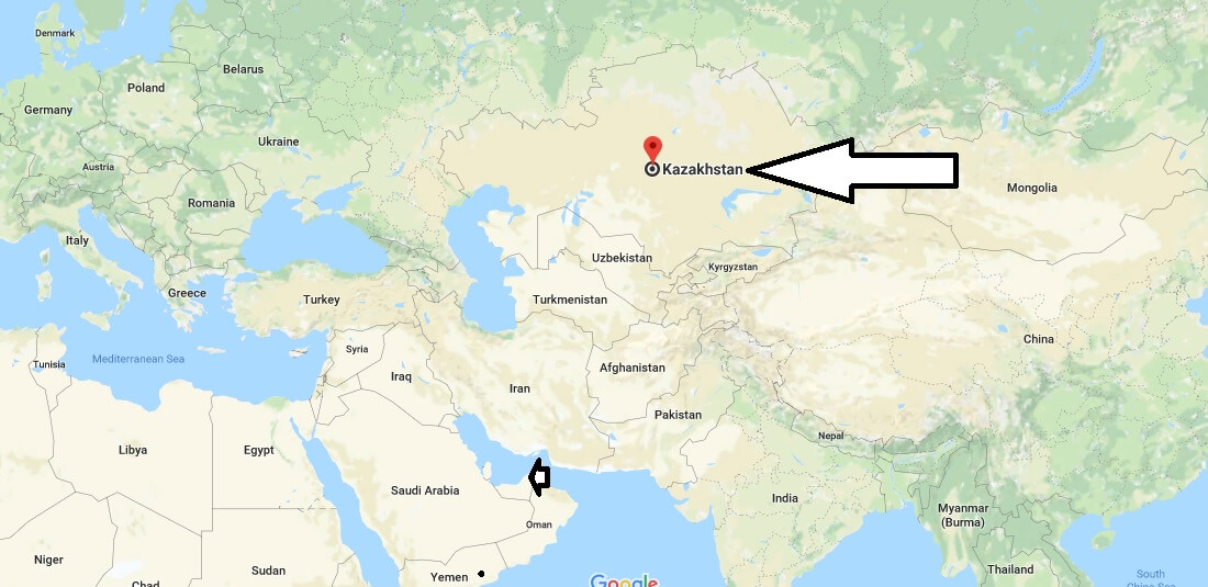 Where is Kazakhstan - Where is Kazakhstan Located in The World - Kazakhstan Map