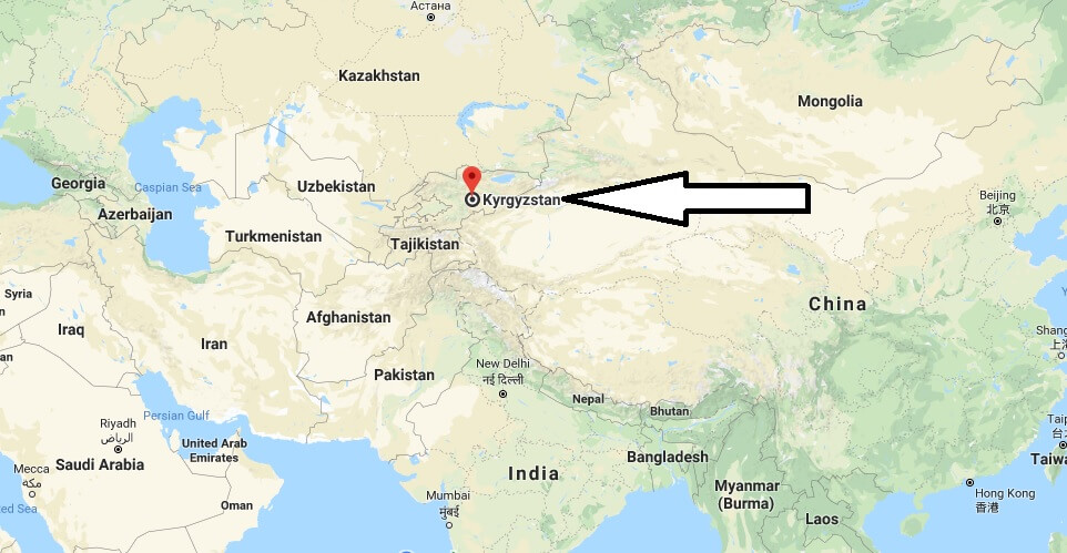 Where is Kyrgyzstan - Where is Kyrgyzstan Located in The World - Kyrgyzstan Map