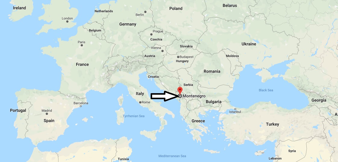 Where is Montenegro - Where is Montenegro Located in The World - Montenegro Map