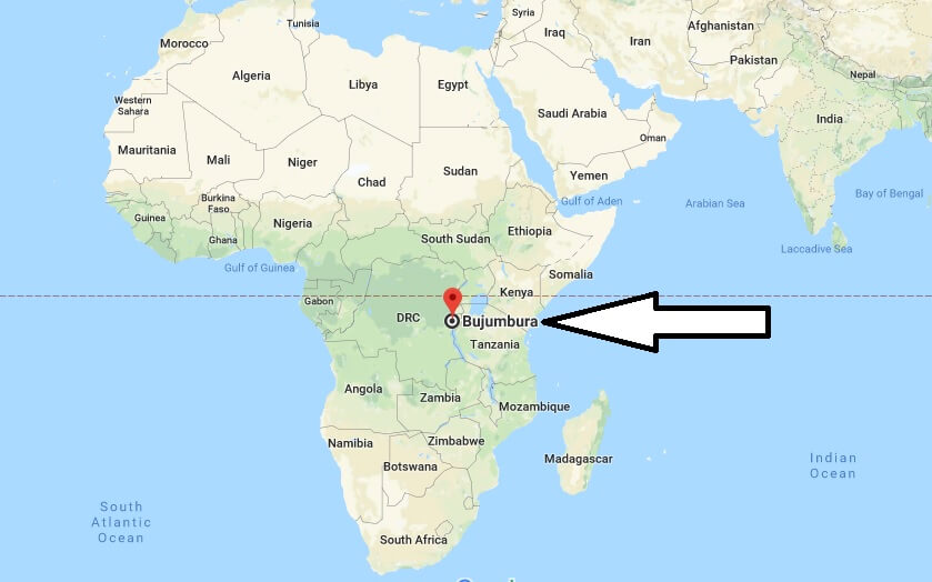 Where is Bujumbura - What Country is Bujumbura in - Bujumbura Map