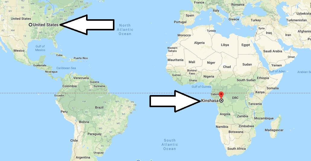 Where is Kinshasa - What Country is Kinshasa in - Kinshasa Map