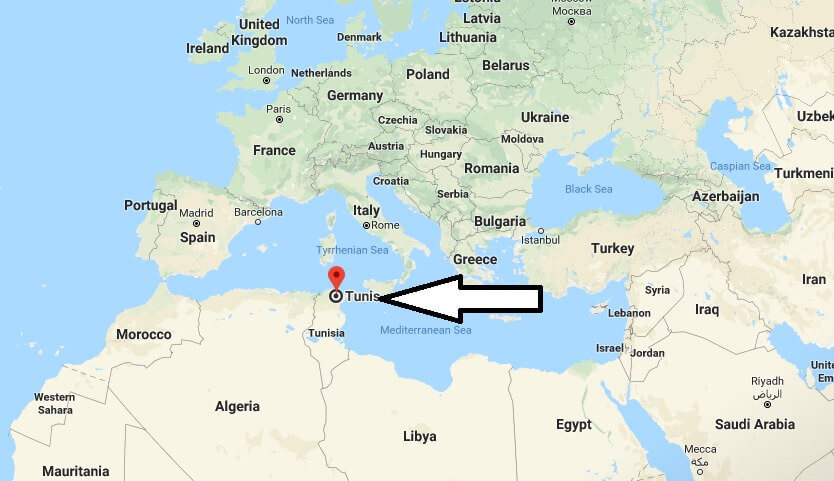 Where is Tunis - What Country is Tunis in - Tunis Map