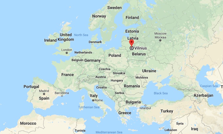 Where is Vilnius What Country is Vilnius in Vilnius Map