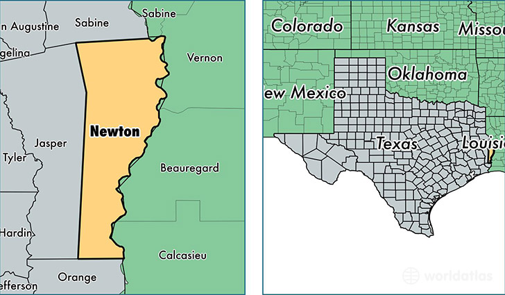 Where is Newton, Texas Located