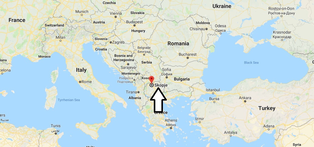 Where is Skopje? What Country is Skopje in? Skopje Map
