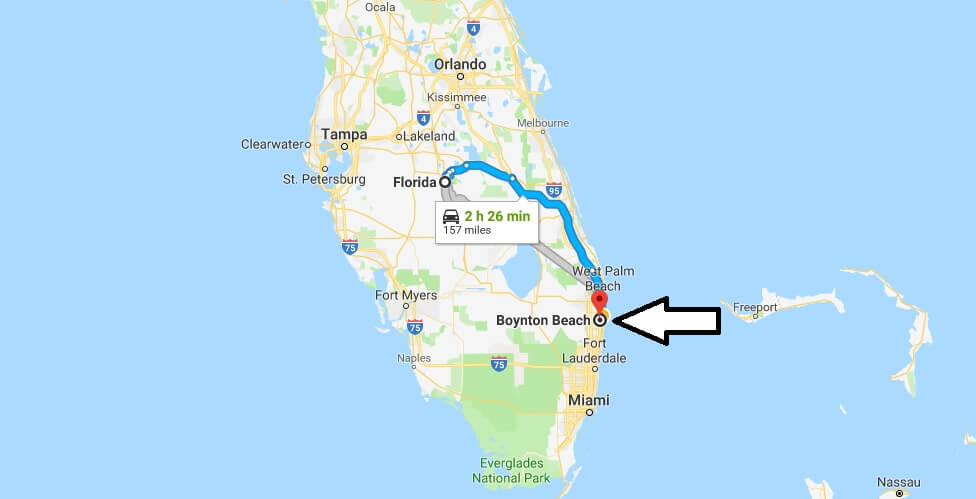 Where is Boynton Beach Florida Located Map? What County is Boynton Beach?