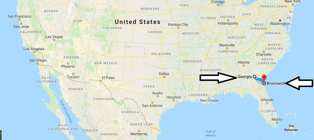 Where is Brunswick Georgia Located Map? What County is Brunswick?