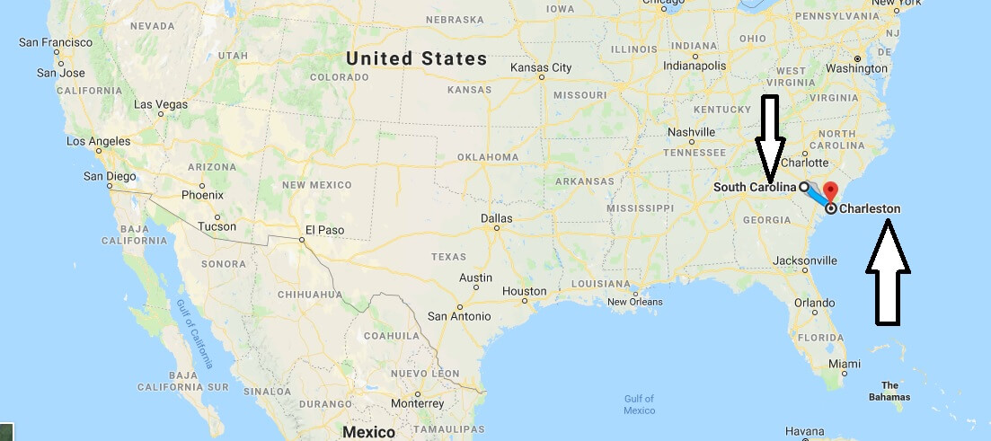 Where is Charleston South Carolina Located Map? What County is Charleston?