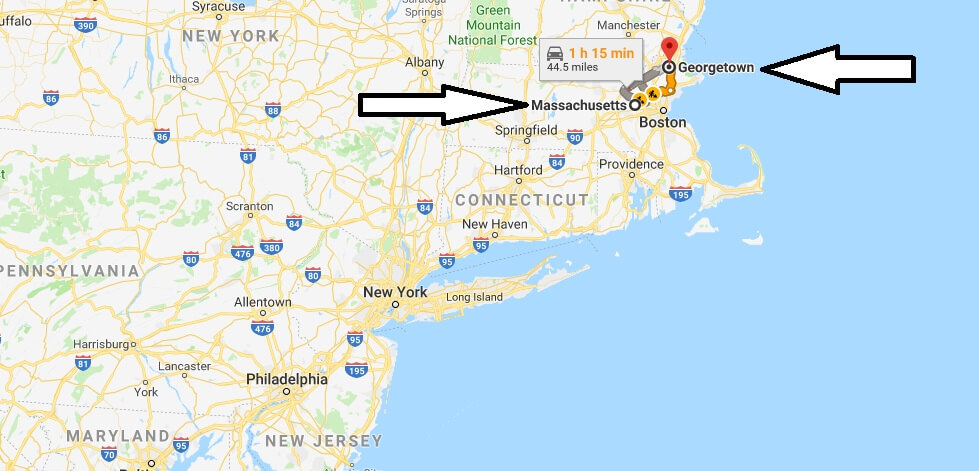Where is Georgetown Massachusetts (MA) Located Map? What County is Georgetown?