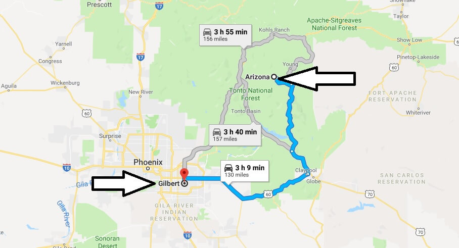 Where is Gilbert Arizona (AZ) Located Map? What County is Gilbert?