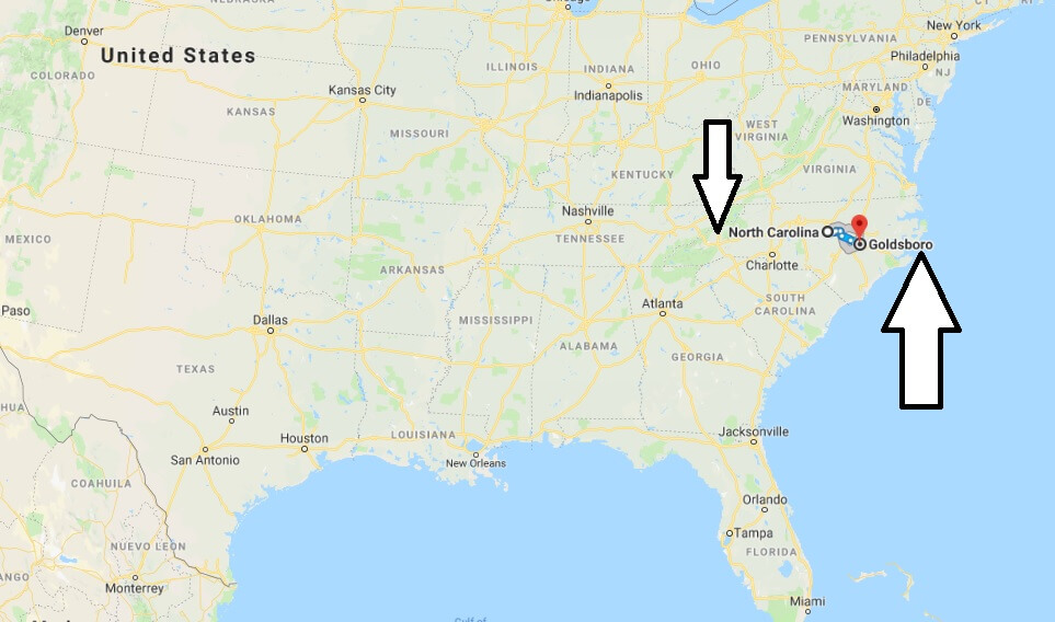 Where is Goldsboro North Carolina (NC) Located Map? What County is Goldsboro?