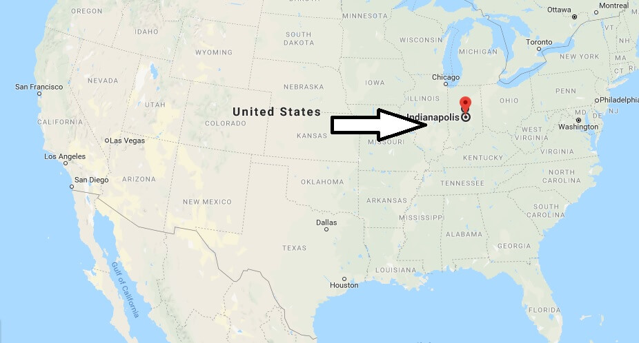 Indianapolis On A Map Of Us Where Is Indianapolis Indiana (In) Located Map? What County Is Indianapolis?  | Where Is Map
