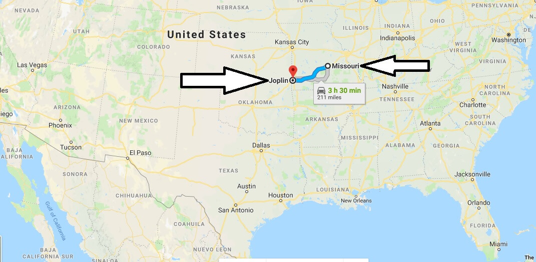Where is Joplin Missouri (MO) Located Map? What County is Joplin?