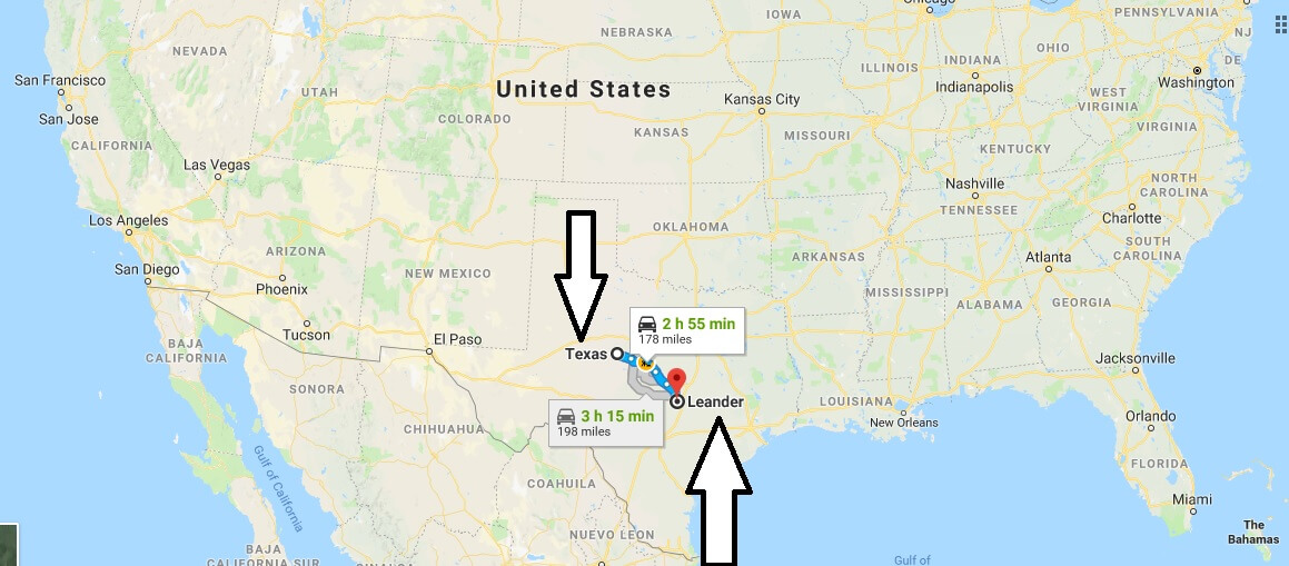Where is Leander Texas (TX) Located Map? What County is Leander?