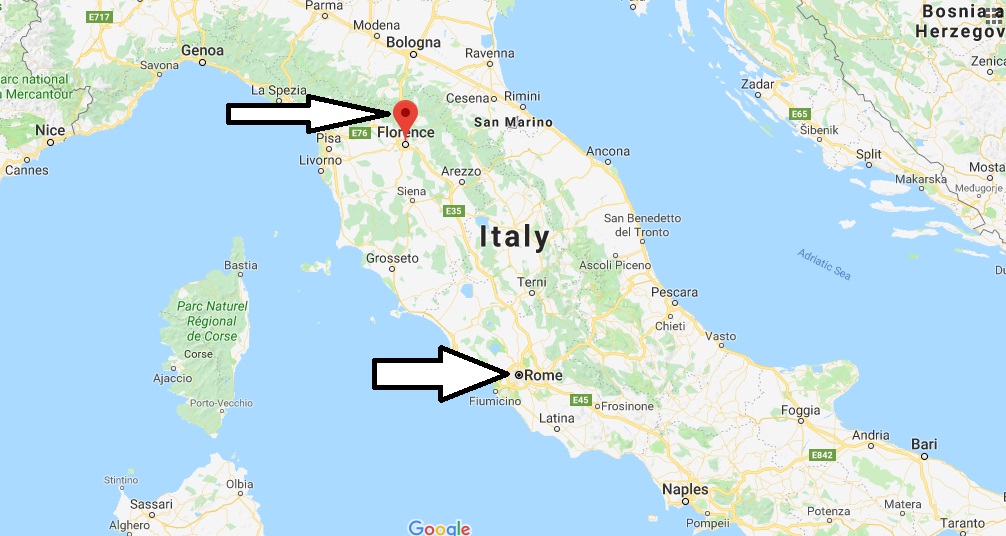Where Is Florence Italy Located Map What County Is Florence Where