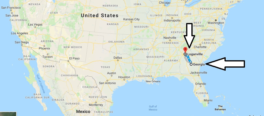 Where is Loganville Georgia (GA) Located Map? What County is Loganville?