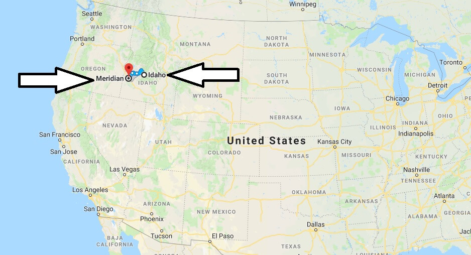 Where is Meridian Idaho (ID) Located Map? What County is Meridian?