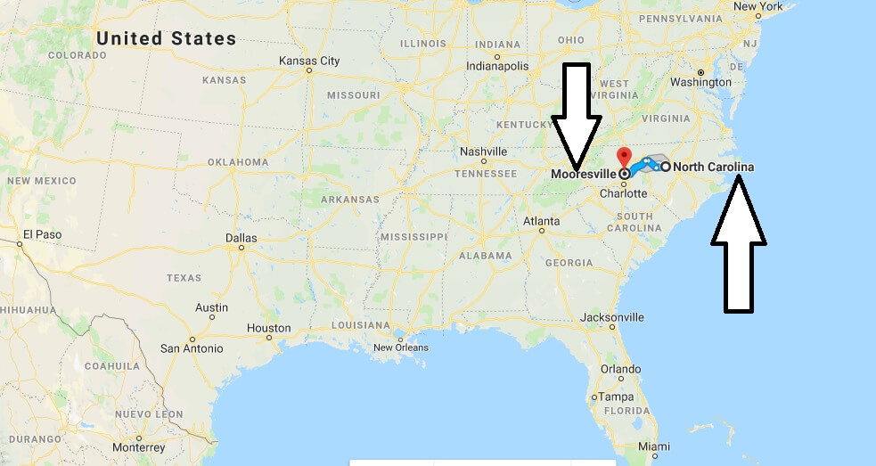 Where is Mooresville North Carolina (NC) Located Map? What County is Mooresville?
