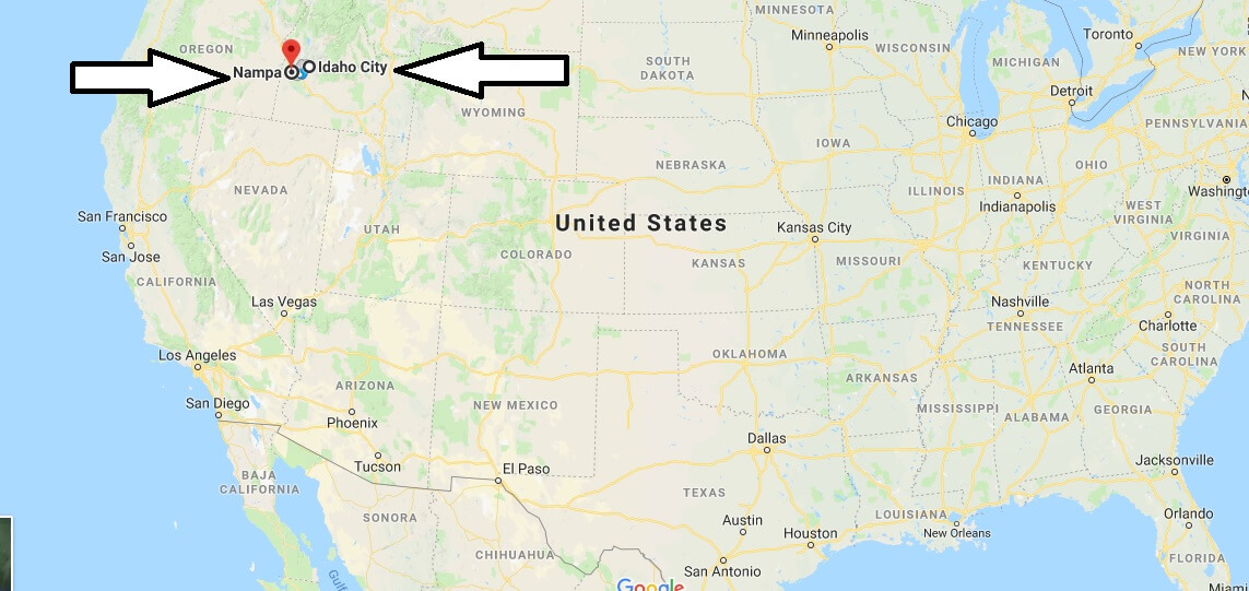 Where is Nampa Idaho (ID) Located Map? What County is Nampa?
