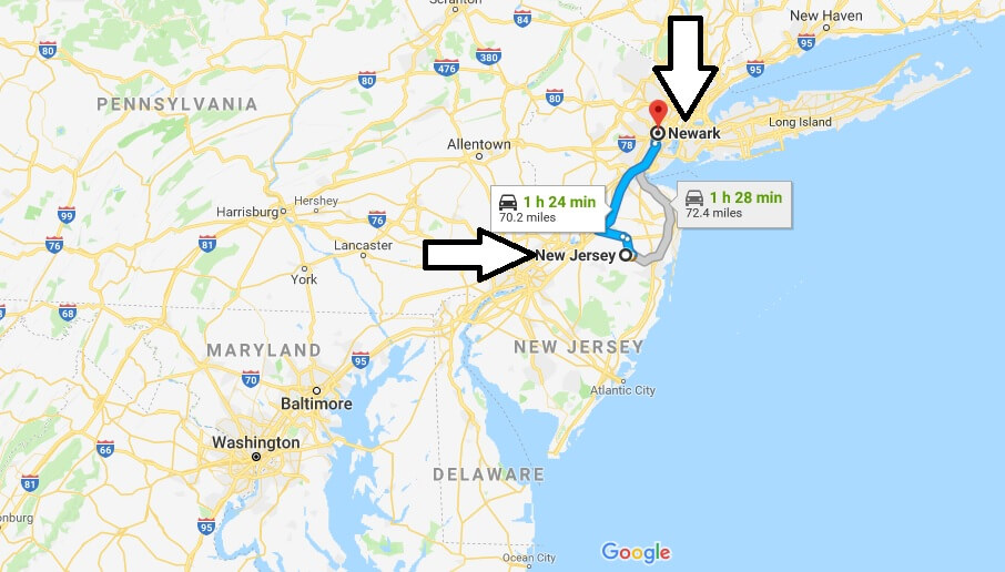 Where is Newark New Jersey (NJ) Located Map? What County is Newark?