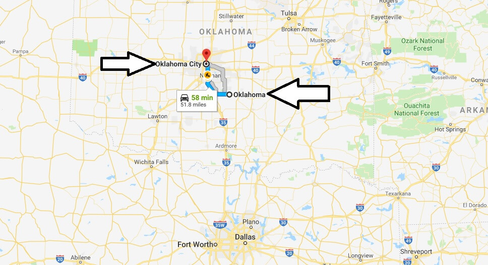 Where is Oklahoma City Oklahoma (OK), Located Map? What County is Oklahoma City?
