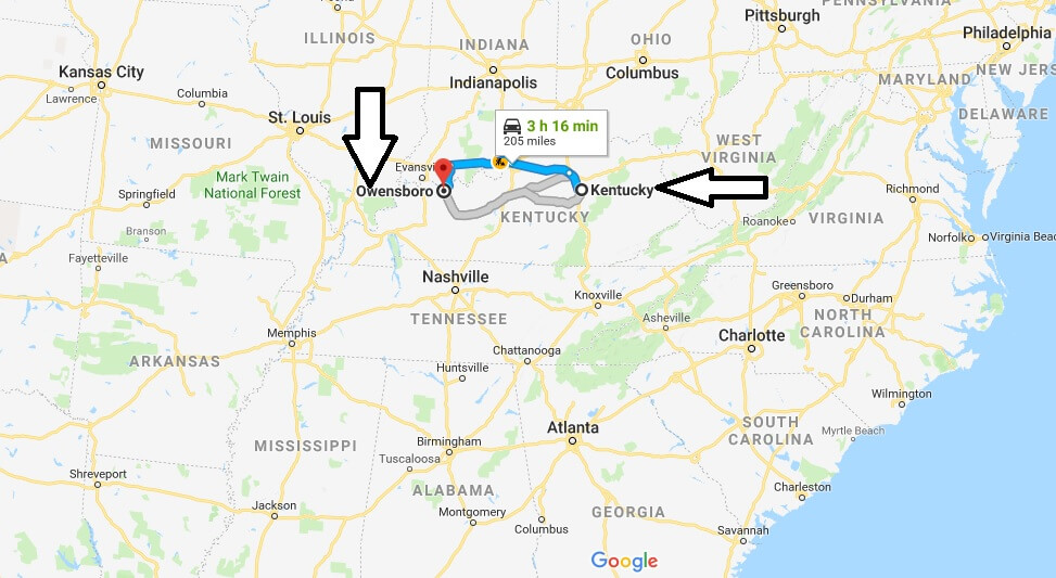 Where is Owensboro Kentucky (KY), Located Map? What County is Owensboro?
