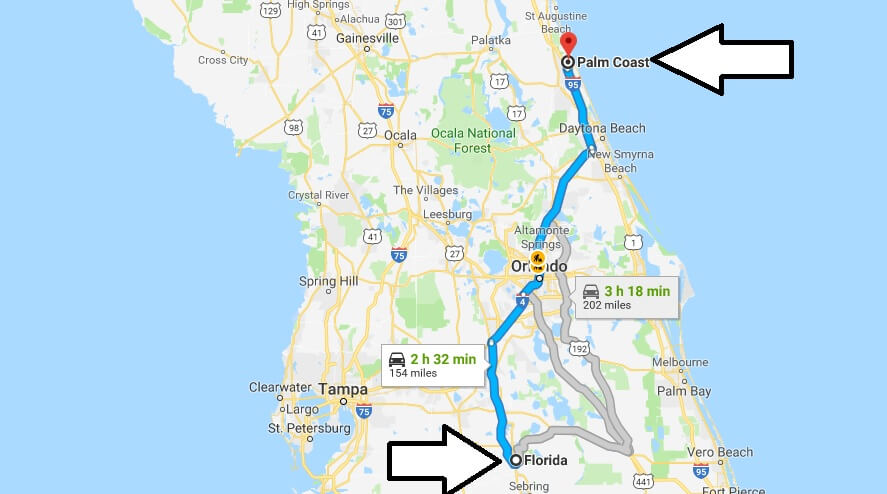 Where is Palm Coast Florida (FL), Located Map? What County is Palm Coast?