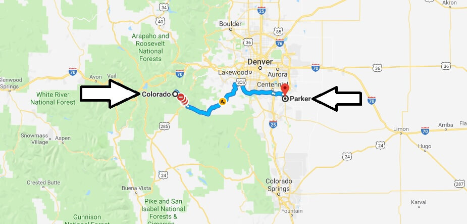 Where is Parker Colorado (CO), Located Map? What County is Parker?