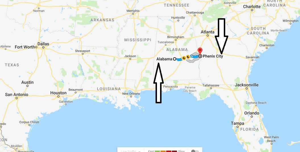Where is Phenix City Alabama (AL), Located Map? What County is Phenix City?