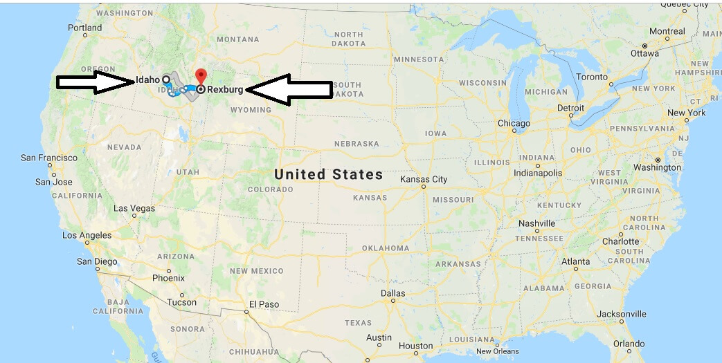 Where is Rexburg Idaho (ID), Located Map? What County is Rexburg?