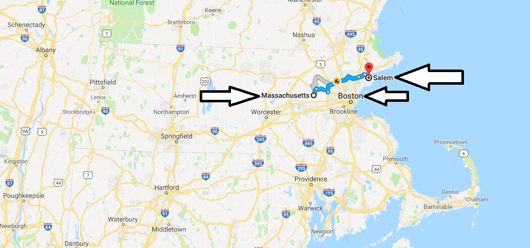 Where is Salem Massachusetts (MA), Located Map? What County is Salem?
