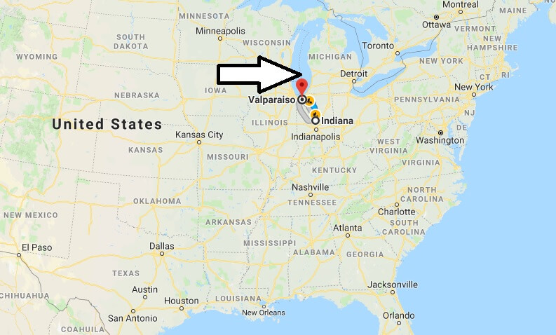 Where is Valparaiso Indiana (IN), Located Map? What County is Valparaiso?