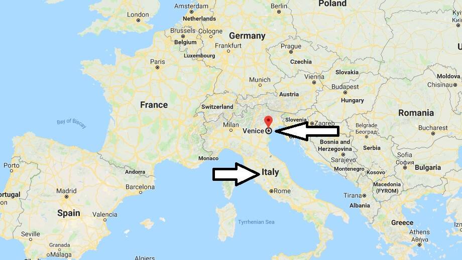 Where is Venice Italy Located Map? What County is Venice?