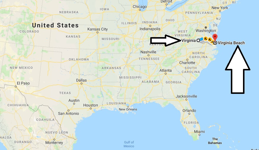 Where is Virginia Beach Virginia (VA), Located Map? What County is Virginia Beach?