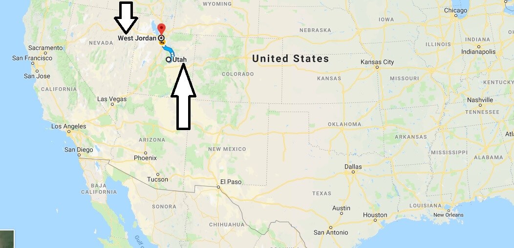 Where is West Jordan Utah (UT), Located Map? What County is West Jordan?