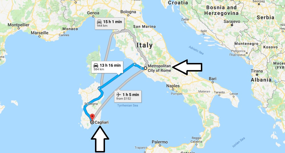 Where is Cagliari Italy Located Map? What County is Cagliari?