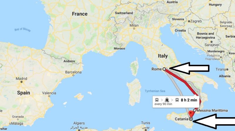 Where is Catania Italy Located Map? What County is Catania?