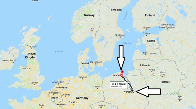Where is Gdansk - What Country is Gdansk in - Gdansk Map