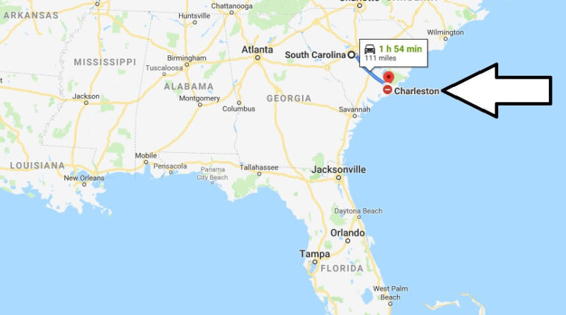 Where is Charleston - What Country is Charleston in - Charleston Map