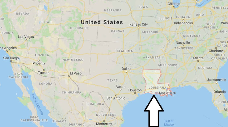 Where is Louisiana - What Country is Louisiana in - Louisiana Map